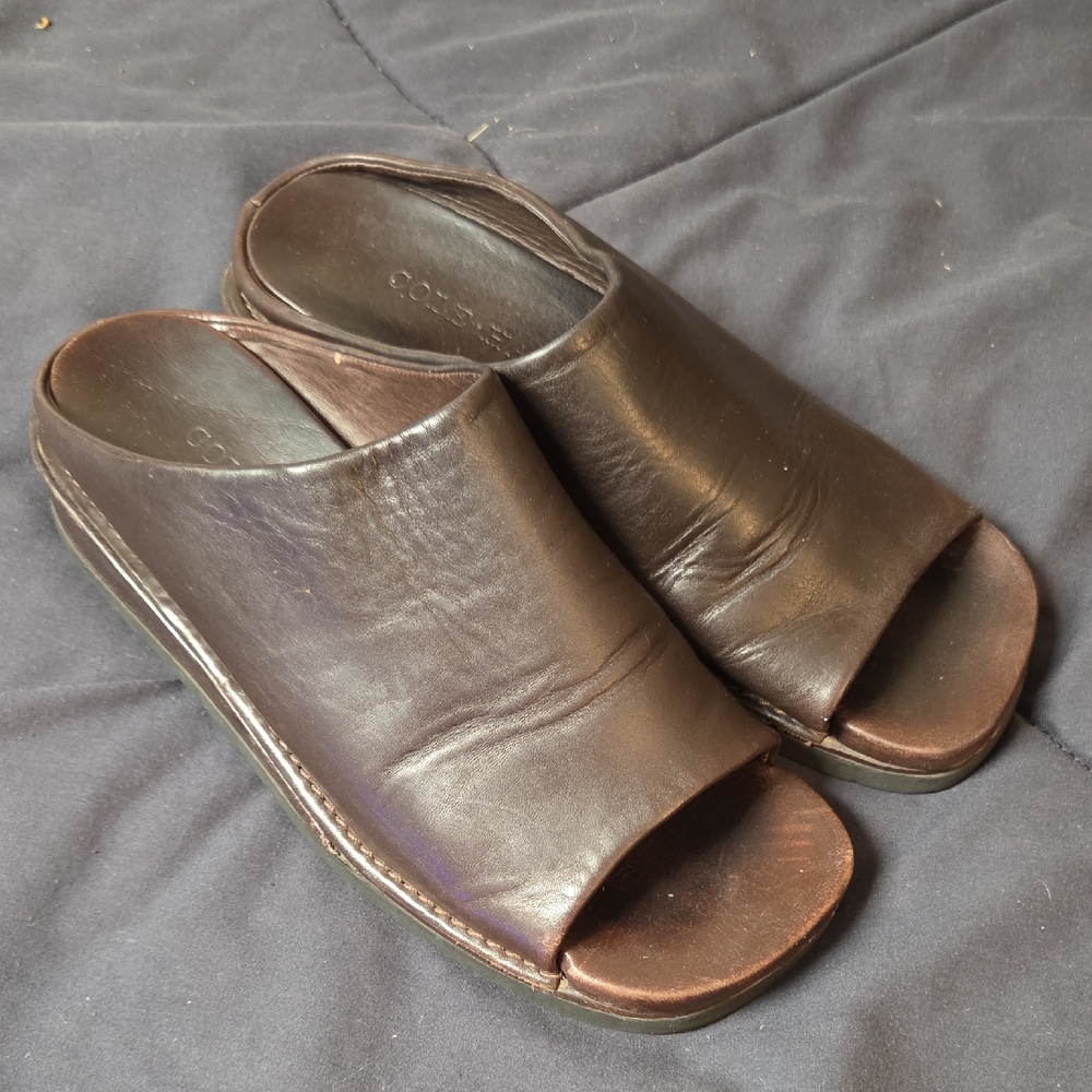 Cole Haan Dark Brown Leather Women's Sandals